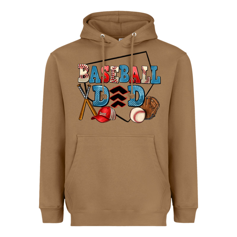 Baseball Dad Heavyweight Hoodie by AdoDesignShop | Teevron