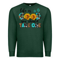 Sports Green life is good you should get one Premium Sweatshirt - AdoDesignShop