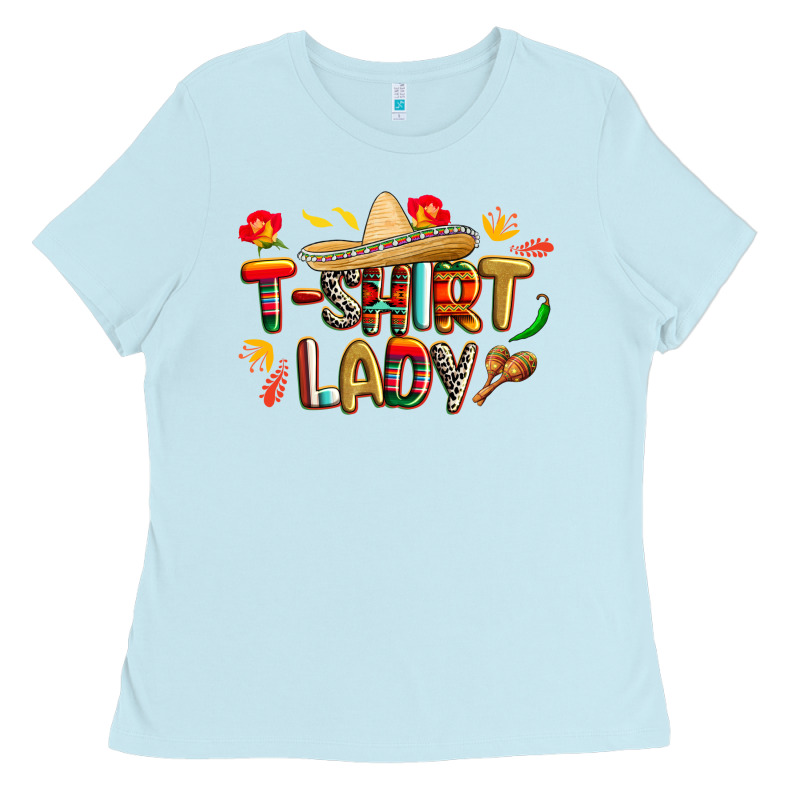 Cinco De Mayo Lady Ladies Tee by CowGirlArtShop | Teevron