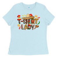 Baby Blue cinco de mayo lady Ladies Tee - CowGirlArtShop