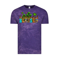 Cloud Purple blessed olivia Vintage Tee - OliviaCreatesArt