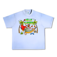 Grape Ice Hello Summer Urban Heavy Tee - CowCowDesign