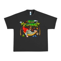 Pigment Black Hello Summer Urban Heavy Tee - CowCowDesign