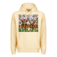 Pina Colada easter cow Premium Hoodie - CowhideDigitalArt