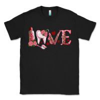 Black Valentines day dental love Classic Tee - RanaPortraitStore