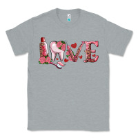 Heather Grey Valentines day dental love Classic Tee - RanaPortraitStore