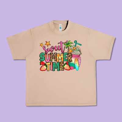 Sweet Summer Time Iced Coffee Urban Heavy Tee Designed By Jasminsmagicworld