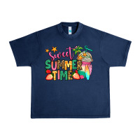 Navy sweet summer time iced coffee Urban Heavy Tee - Jasminsmagicworld