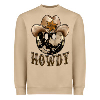 Mushroom howdy smiley face Heavyweight Sweatshirt - BarkalooDesign