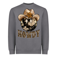 Storm howdy smiley face Heavyweight Sweatshirt - BarkalooDesign