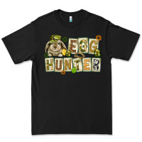Black Egg hunter with plate letters Easter Day Premium Tee - HowdyJamesFarm