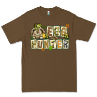 Cacao Egg hunter with plate letters Easter Day Premium Tee - HowdyJamesFarm