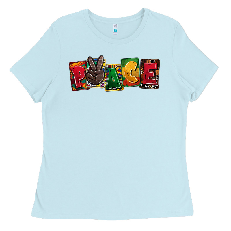 Peace Juneteenth Ladies Tee by CowGirlArtShop | Teevron