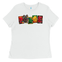 White peace juneteenth Ladies Tee - CowGirlArtShop