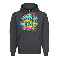 Smoke sunrise sunburn sunset repeat Zipper Hoodie - BarkalooDesign