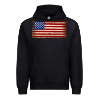 Black American flag Urban Hoodie - JahusDesignShop