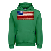 Emerald American flag Urban Hoodie - JahusDesignShop