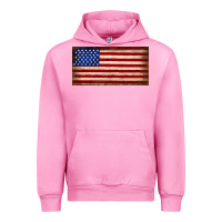 Fuchsia Pink American flag Urban Hoodie - JahusDesignShop