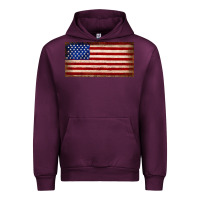Mauve Wine American flag Urban Hoodie - JahusDesignShop