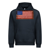Navy American flag Urban Hoodie - JahusDesignShop