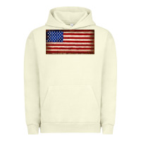 Pigment Pistachio American flag Urban Hoodie - JahusDesignShop