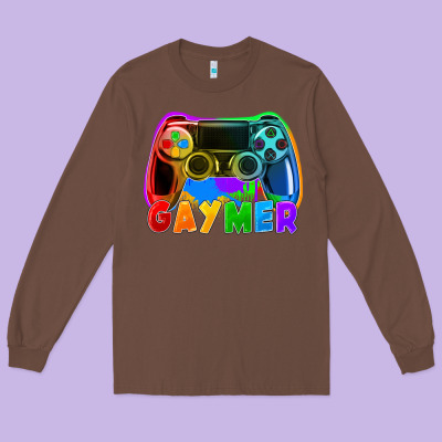 Gaymer Long Sleeve Tee Designed By Fadigitalartstudio