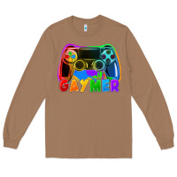 Toasted Coconut Gaymer Long Sleeve Tee - FaDigitalArtStudio