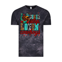 Cloud Black never stop lovin cowboys olivia Vintage Tee - OliviaCreatesArt