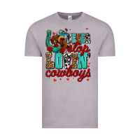 Never Stop Lovin Cowboys Olivia Vintage Tee | Teevron