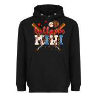 Black ballpark mini Heavyweight Hoodie - AdoDesignShop