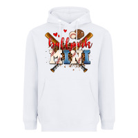 White ballpark mini Heavyweight Hoodie - AdoDesignShop