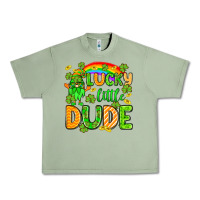 Oil Green St. Patrick's Lucky little dude Urban Heavy Tee - OliviaCreatesArt