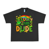 Pigment Black St. Patrick's Lucky little dude Urban Heavy Tee - OliviaCreatesArt