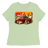 Matcha mexican cinco de mayo truck Ladies Tee - CowGirlArtShop