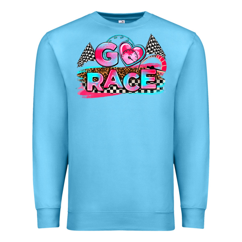 Go Race Premium Sweatshirt by AdoDesignShop | Teevron