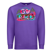 Purple go race Premium Sweatshirt - AdoDesignShop