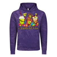 Cloud Purple It's Game Day Y'all Softball Coffee Cups Vintage Hoodie - FaDigitalArtStudio