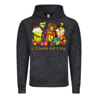 Vintage Black It's Game Day Y'all Softball Coffee Cups Vintage Hoodie - FaDigitalArtStudio