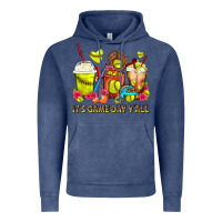 Vintage Denim It's Game Day Y'all Softball Coffee Cups Vintage Hoodie - FaDigitalArtStudio