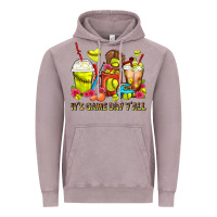 Vintage Zinc It's Game Day Y'all Softball Coffee Cups Vintage Hoodie - FaDigitalArtStudio