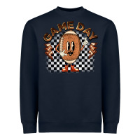 Navy game day football Heavyweight Sweatshirt - BarkalooDesign