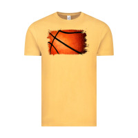 Vintage Mustard basketball brushstroke Vintage Tee - Jasminsmagicworld