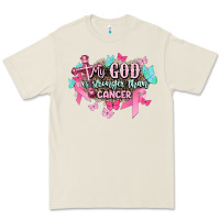 My God Is Stronger Than Cancer Awareness Premium Tee | Teevron