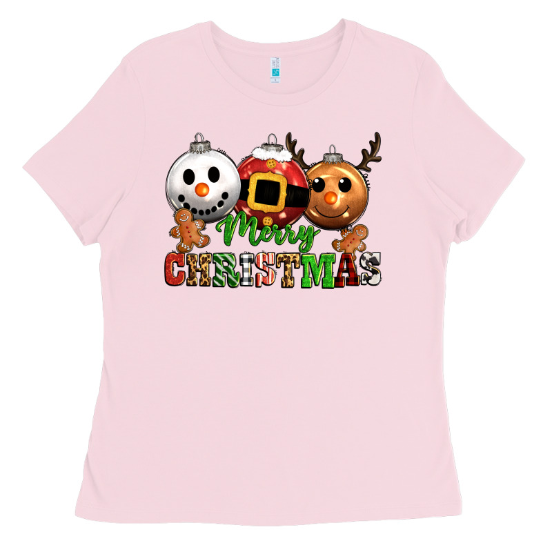 Merry Christmas Ladies Tee by CowGirlArtShop | Teevron