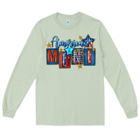 Matcha American mini 4th of july Long Sleeve Tee - FaDigitalArtStudio