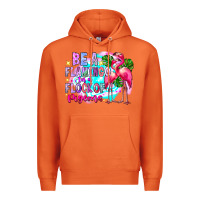 Carrot bea flamingo in a flock of pigeons Premium Hoodie - CowhideDigitalArt