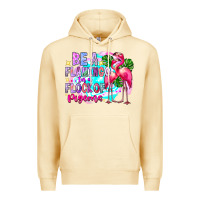 Pina Colada bea flamingo in a flock of pigeons Premium Hoodie - CowhideDigitalArt