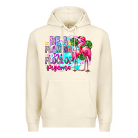 Sandshell bea flamingo in a flock of pigeons Premium Hoodie - CowhideDigitalArt