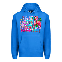 True Royal bea flamingo in a flock of pigeons Premium Hoodie - CowhideDigitalArt