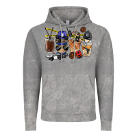 Cloud Rock Police Coffee Cups Vintage Hoodie - FaDigitalArtStudio
